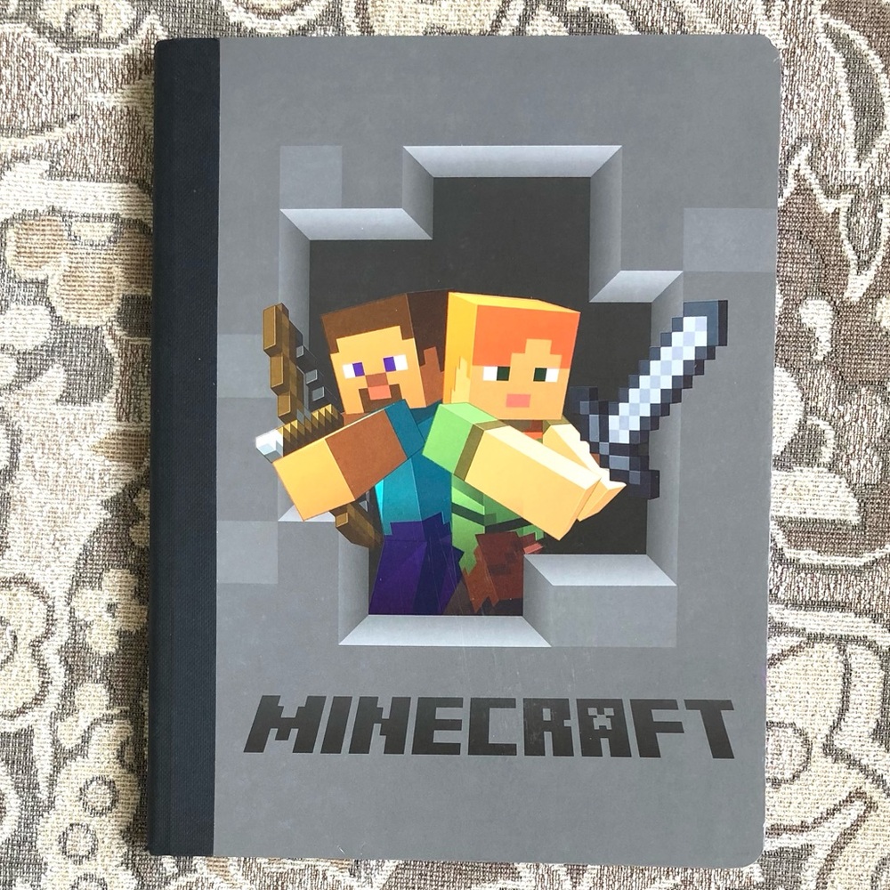 4/$20 Minecraft 100 Sheet Lined Composition Notebook. Book Never Used.